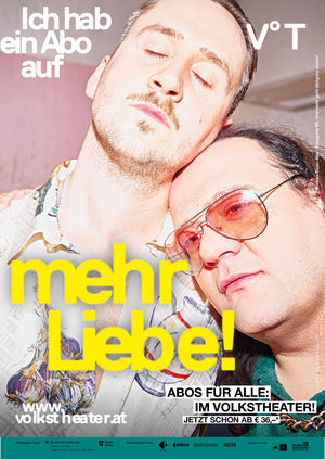 Plakat "mehr Liebe" 23/24