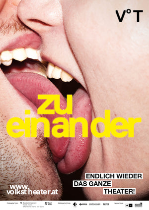 Plakat "zu einander" (21/22)